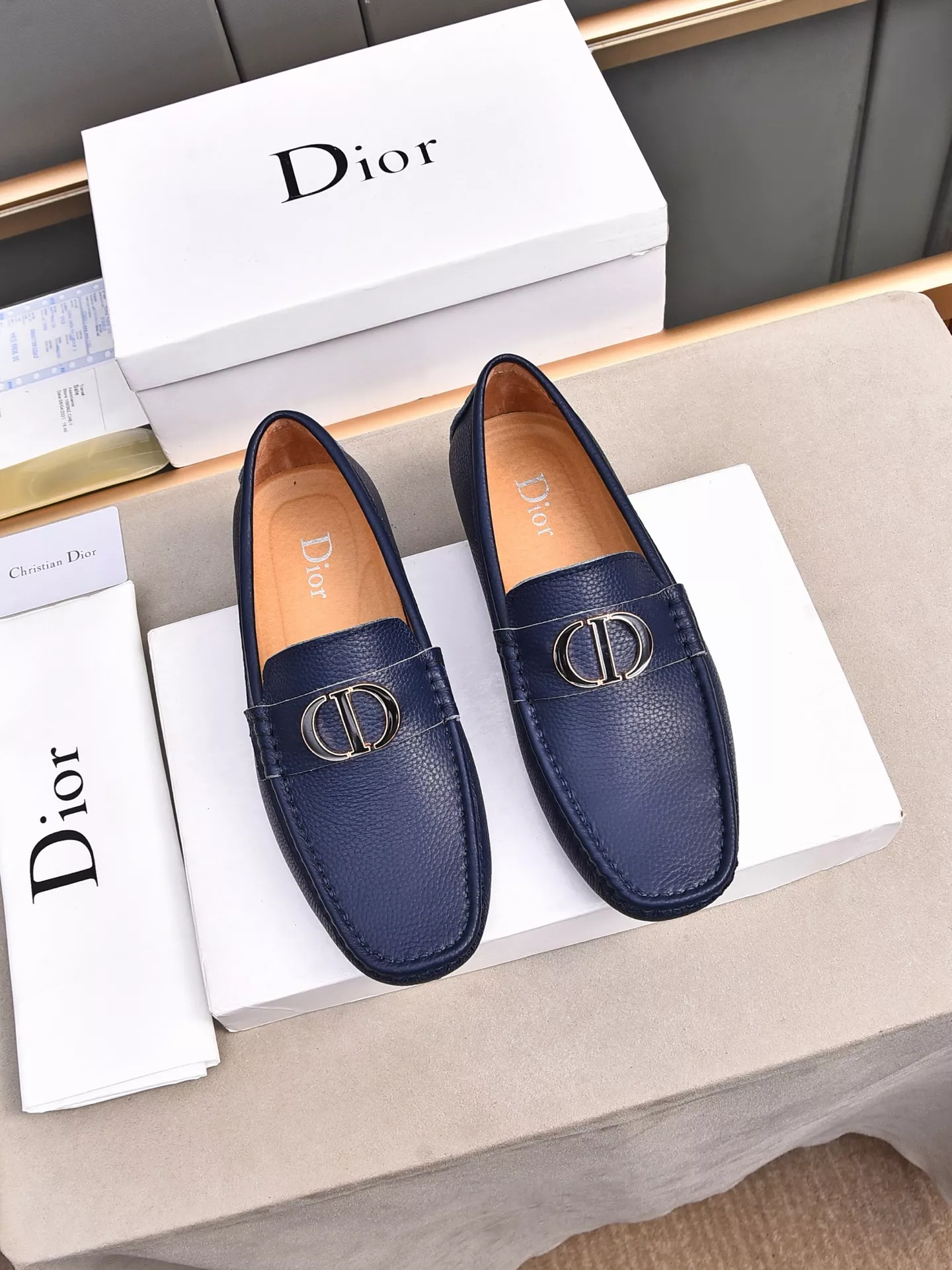 christian dior cuir chaussures pour homme s_12a1a001